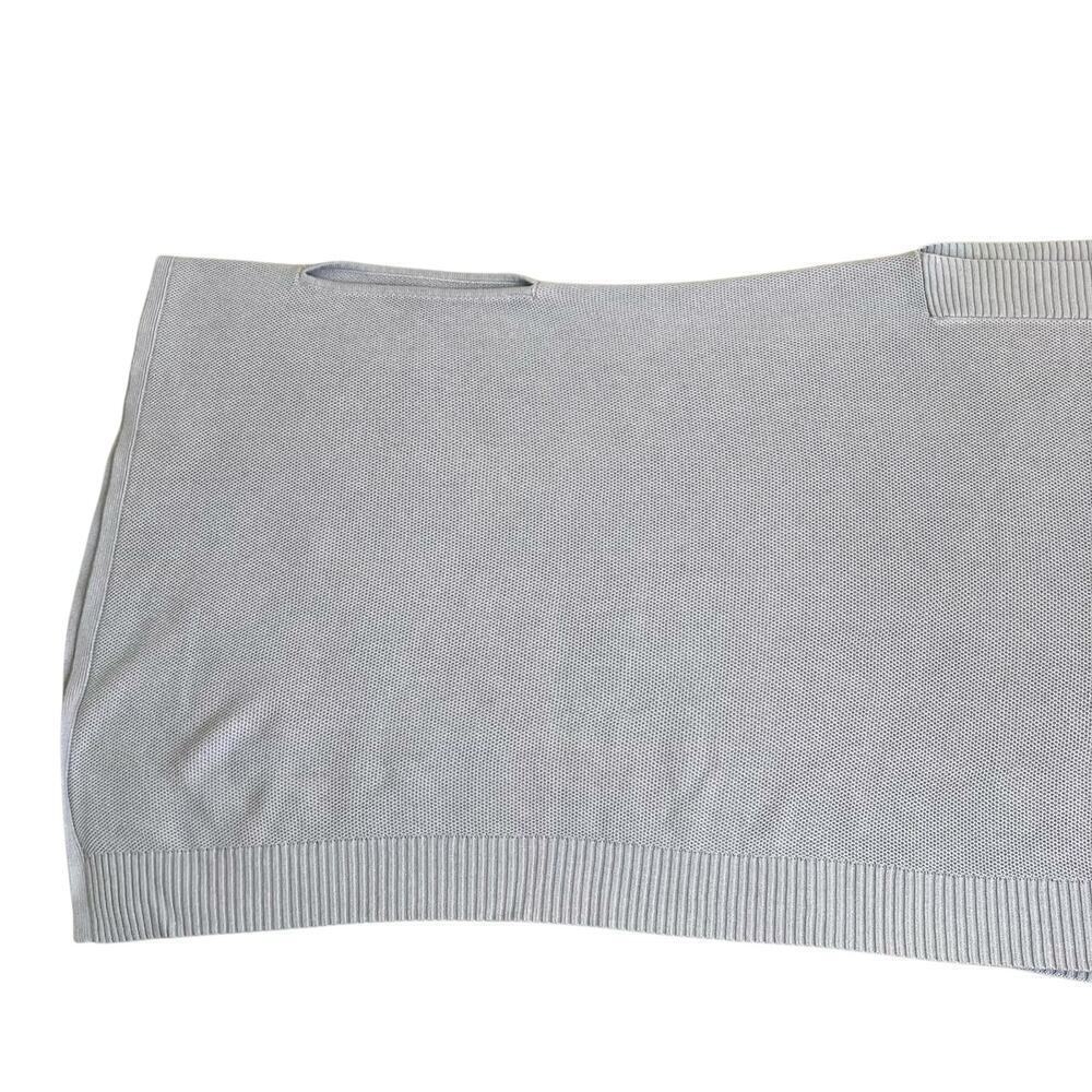 Lululemon Forward Flow Cape Poncho Scraf Silver Fox/A. White Sweater Fabric - Picture 12 of 16